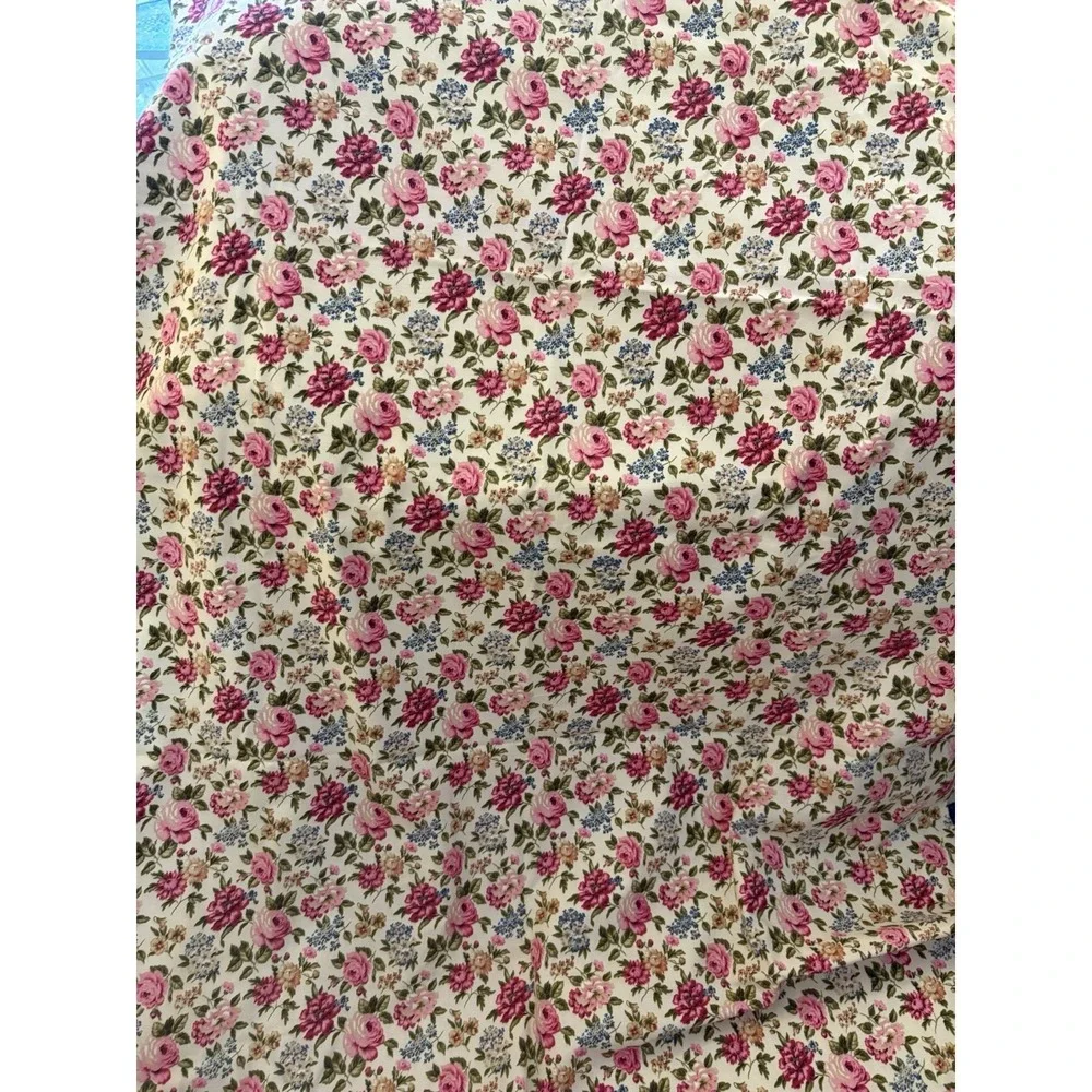 Vintage Waverly Floral Curtain 43
